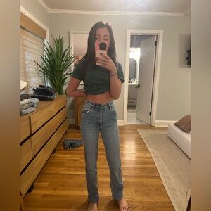 ROLLA'S Light Blue Straight Leg Jeans